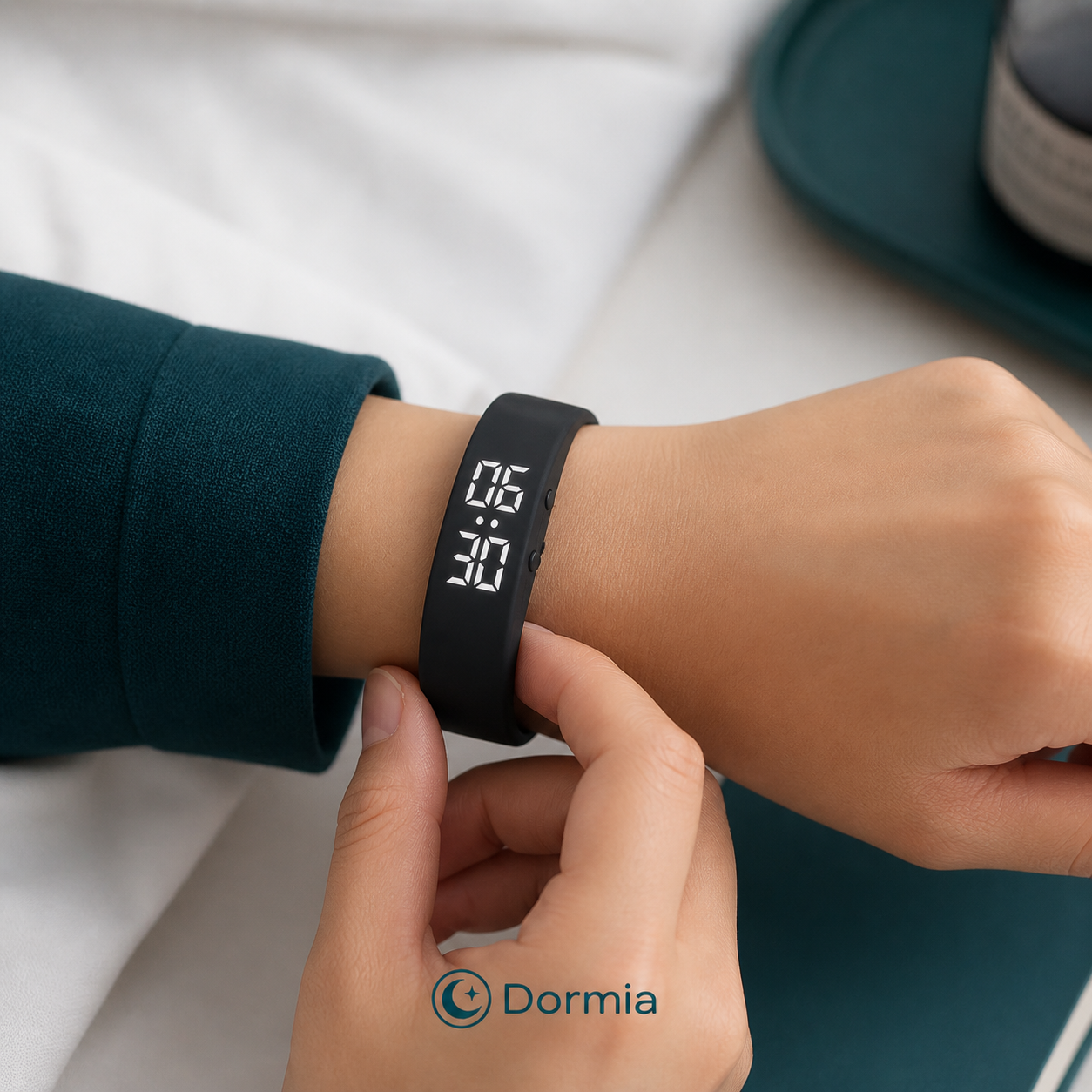 Bracelet Réveil Silencieux | Dormia™